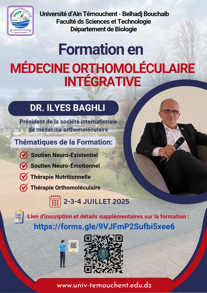 Journées de formation en Médecine Orthomoléculaire Intégrative – Inscription ouverte